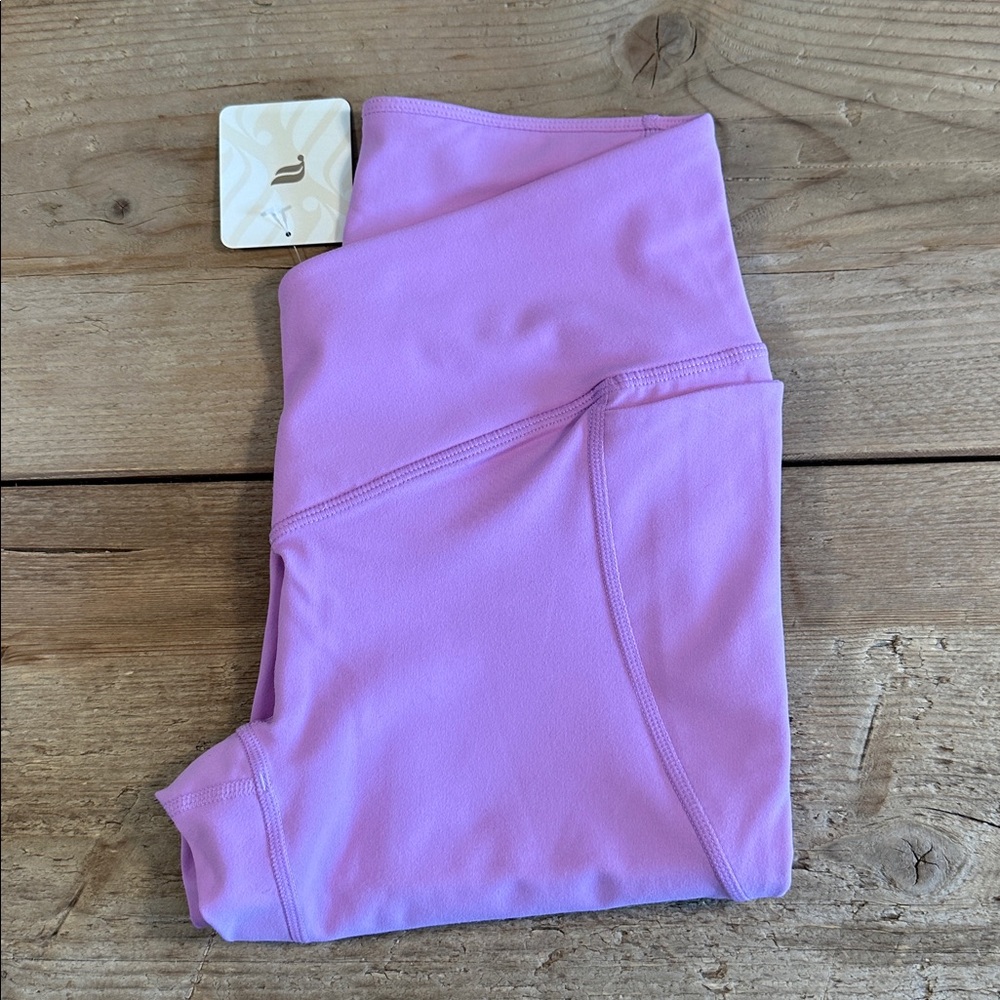 NWT- Fabletics PureLuxe High-Waisted Crossover 7/8 Leggings -CRYSTAL CAVE (24”) - Picture 8 of 12